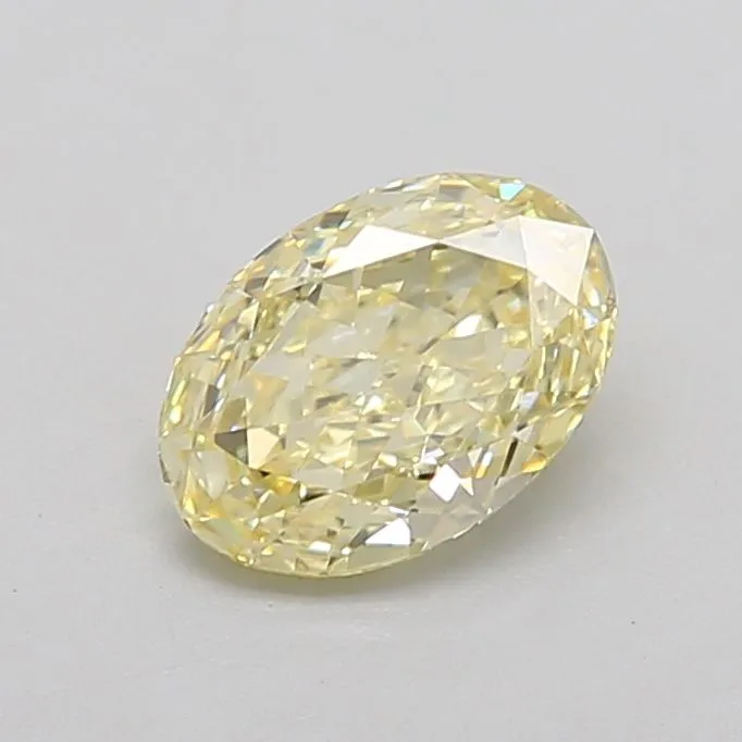 1.04ct OVAL Fancy Intense Yellow VS2 Coloured Lab diamond