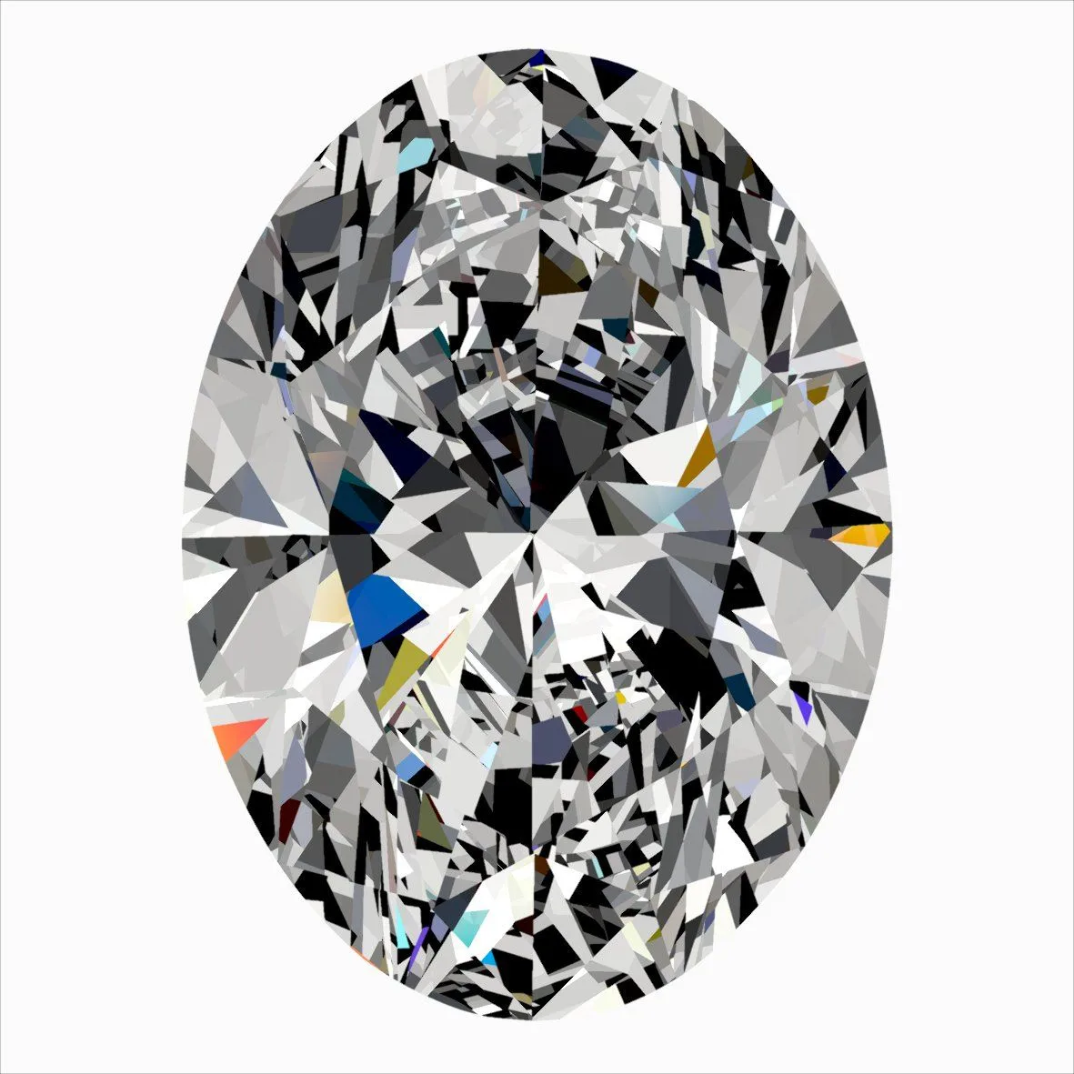 0.31ct OVAL D VS2 Natural diamond
