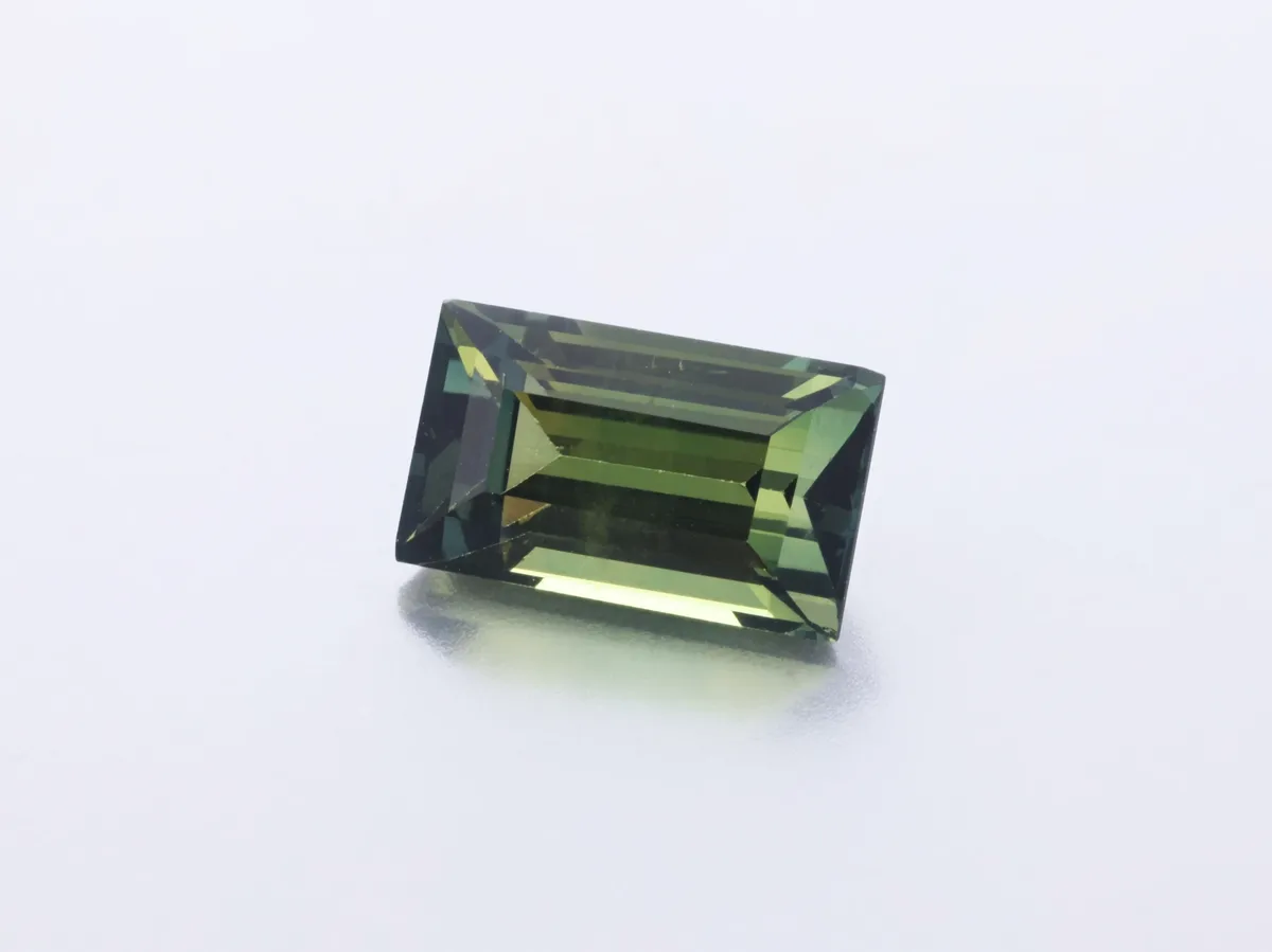 1.19ct Parti Sapphire, Baguette gemstone