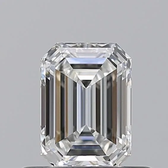 0.51ct EMERALD F IF Natural diamond