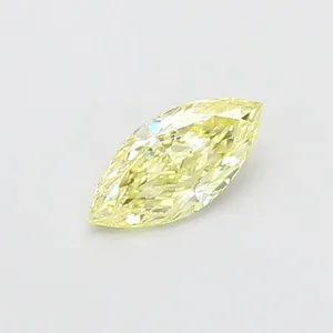 0.4ct MARQUISE Fancy Yellow VVS2 Coloured Lab diamond