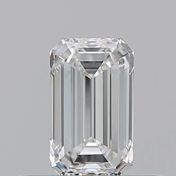 0.51ct EMERALD F VVS1 Natural diamond