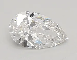0.77ct PEAR D VVS1 Lab diamond