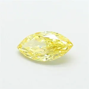 1.42ct MARQUISE Fancy Intense Yellow VS1 Coloured Lab diamond