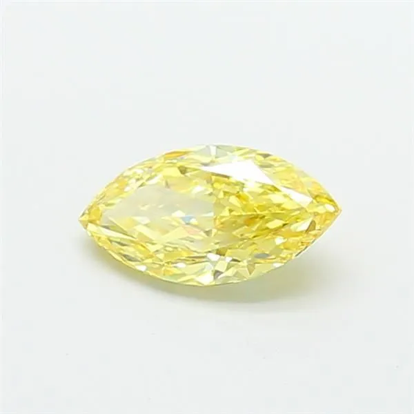 1.42ct MARQUISE Fancy Intense Yellow VS1 Coloured Lab diamond