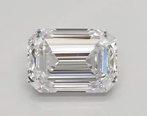 0.69ct EMERALD D VVS2 Lab diamond