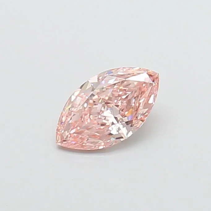 1.02ct MARQUISE Fancy Intense Pink VS2 Coloured Lab diamond