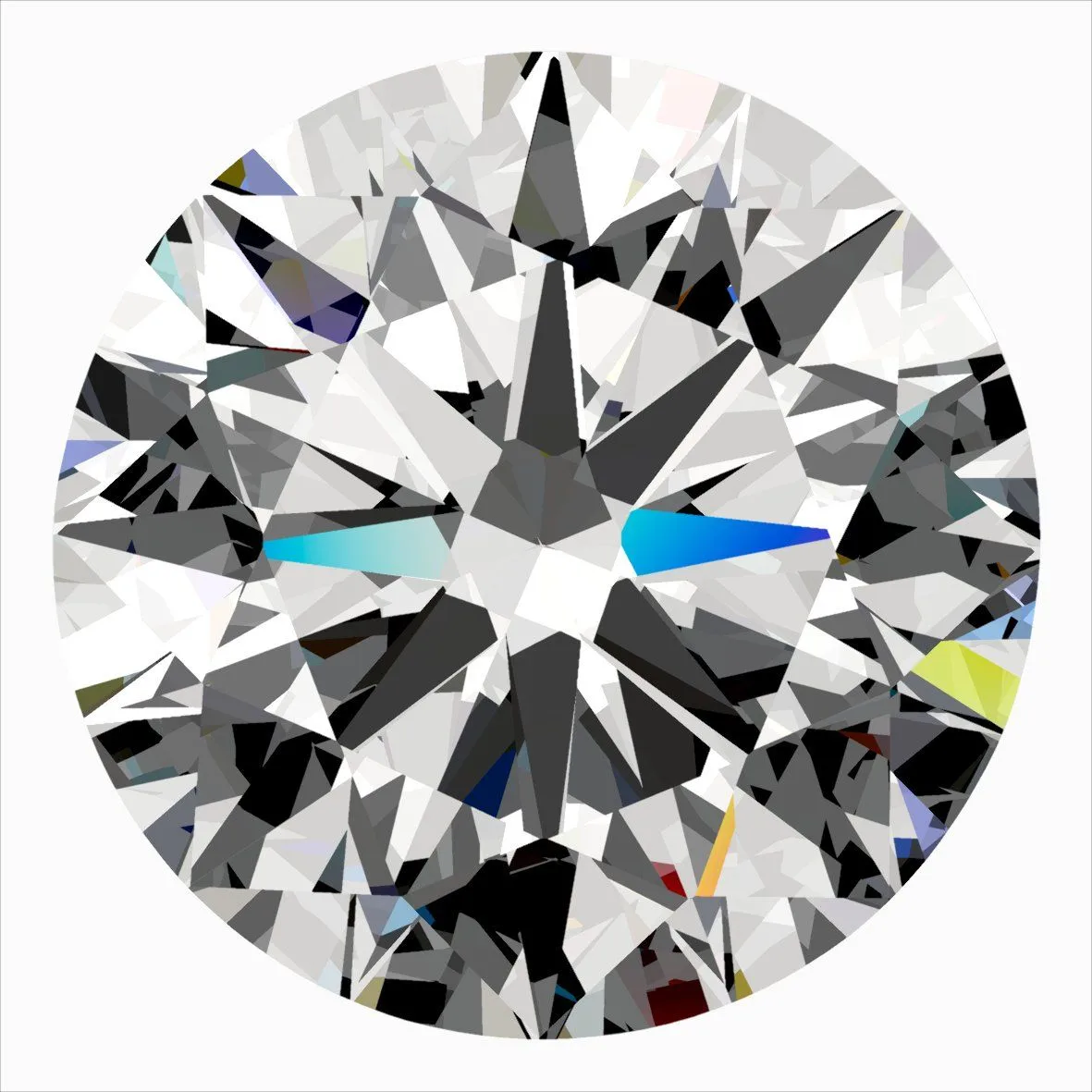 0.30ct ROUND H VS1 Natural diamond