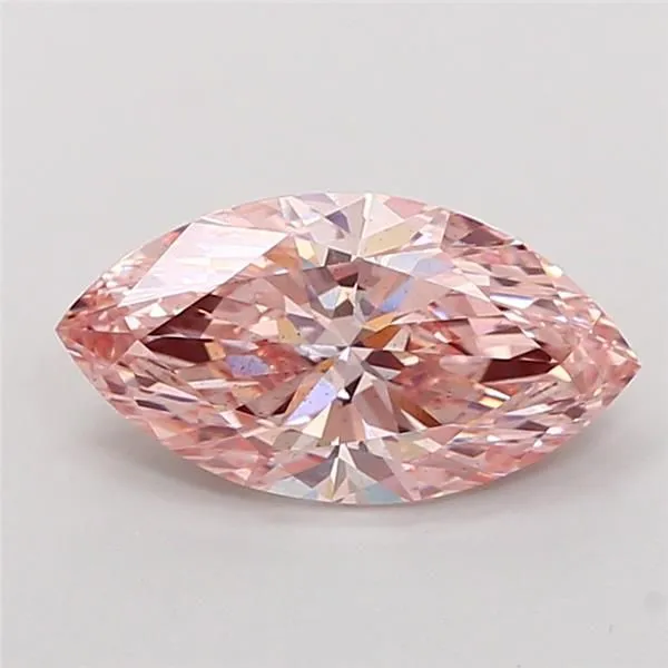 2.04ct MARQUISE Fancy Intense Pink VS2 Coloured Lab diamond