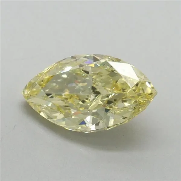 1.09ct MARQUISE Fancy Intense Yellow VS2 Coloured Lab diamond