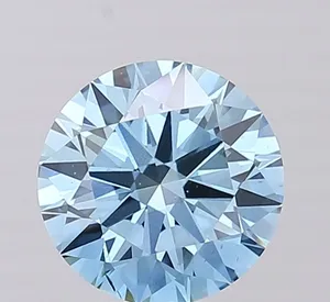 0.67ct ROUND Fancy Vivid Pink VS1 Coloured Lab diamond