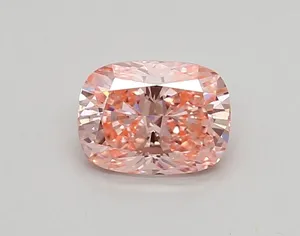 0.75ct CUSHION Fancy Vivid Pink VVS1 Coloured Lab diamond