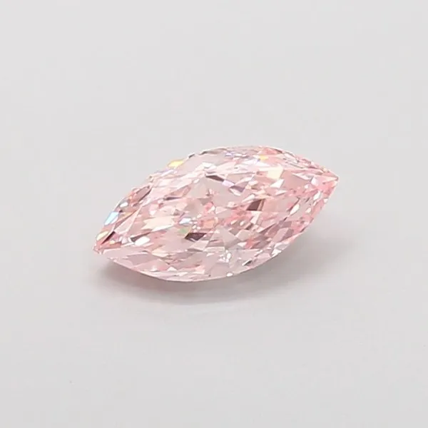 1.12ct MARQUISE Fancy Intense Pink VS1 Coloured Lab diamond