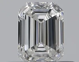 0.35ct EMERALD F VS2 Natural diamond