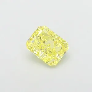 1.03ct RADIANT Fancy Intense Yellow VS1 Coloured Lab diamond