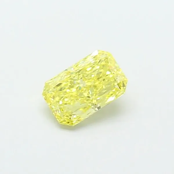 1.09ct RADIANT Fancy Intense Yellow VVS2 Coloured Lab diamond