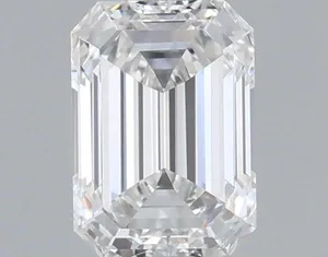 0.64ct EMERALD E VVS2 Lab diamond