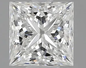 0.8ct PRINCESS H VVS1 Natural diamond