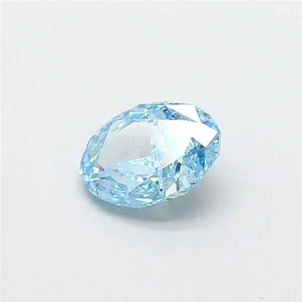 1ct OVAL Fancy Vivid Blue VS2 Coloured Lab diamond