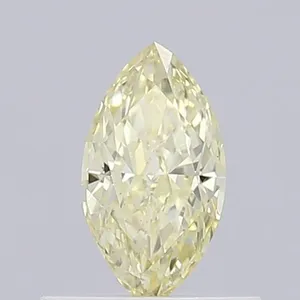 0.47ct MARQUISE Fancy Light Yellow VS2 Coloured Lab diamond