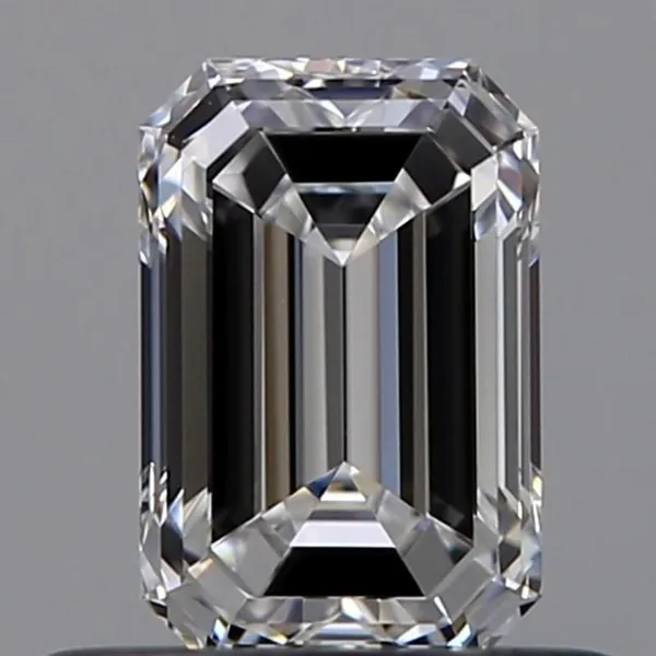 0.5ct EMERALD D VVS2 Natural diamond