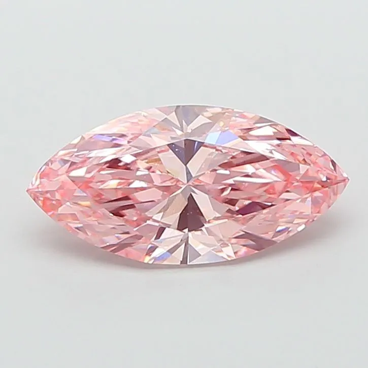 2.50ct MARQUISE Fancy Vivid Pink VS1 Coloured Lab diamond