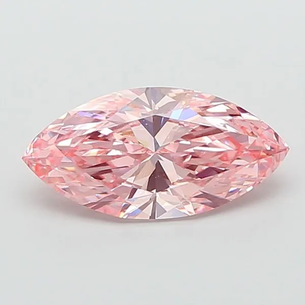 2.5ct MARQUISE Fancy Vivid Pink VS1 Coloured Lab diamond