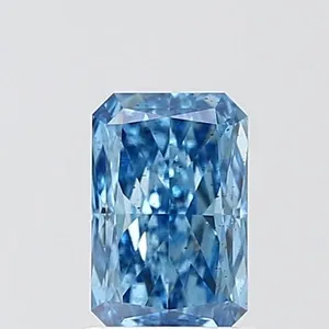 1.01ct RADIANT Fancy Vivid Blue VS2 Coloured Lab diamond