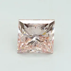 5.01ct PRINCESS Fancy Intense Pink VS1 Coloured Lab diamond