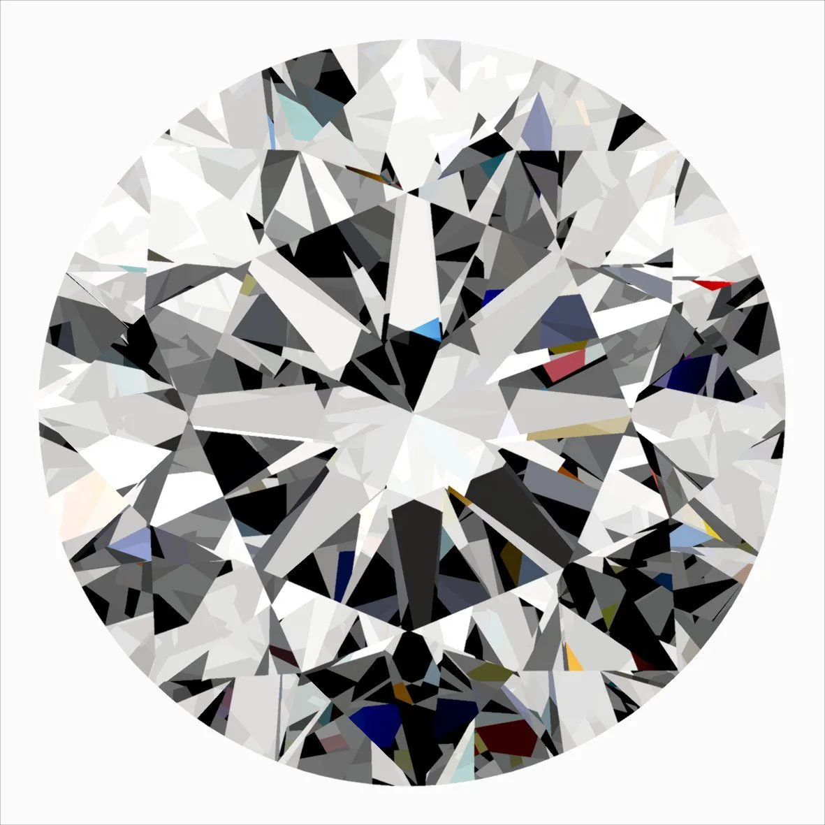 0.30ct ROUND H VS2 Natural diamond