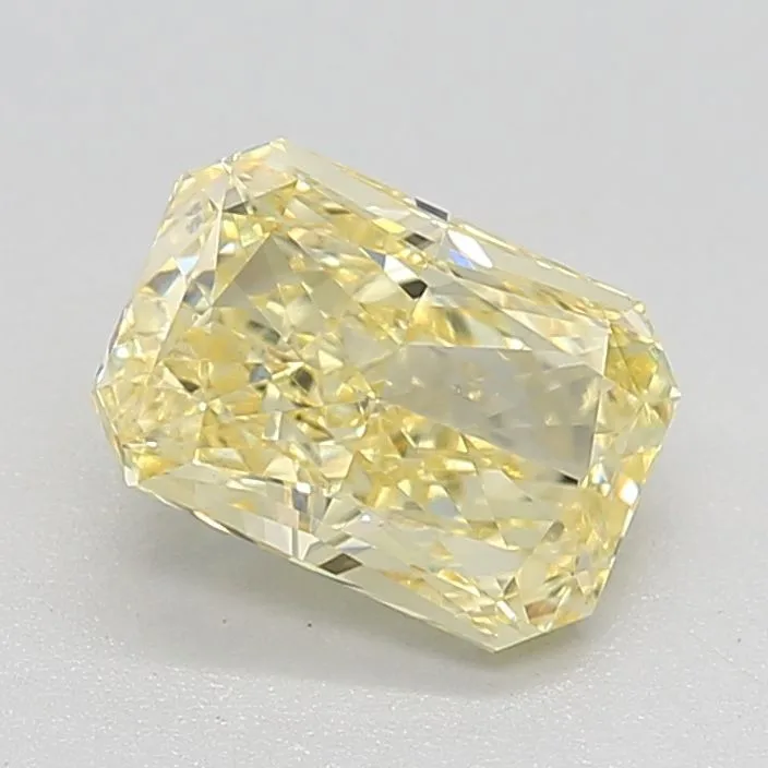 1.38ct RADIANT Fancy Intense Yellow VVS2 Coloured Lab diamond