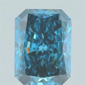1.06ct RADIANT Fancy Deep Blue VS2 Coloured Lab diamond