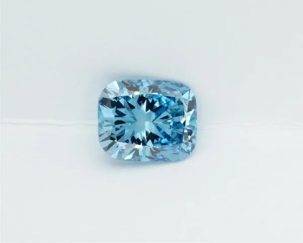 1.06ct CUSHION Fancy Vivid Blue VS1 Coloured Lab diamond
