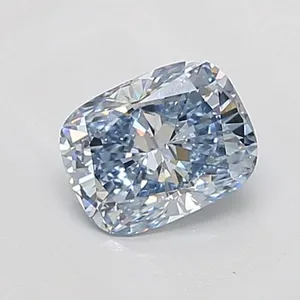 1.04ct CUSHION Fancy Blue VS1 Coloured Lab diamond