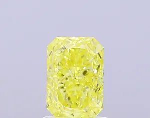 1.03ct RADIANT Fancy Intense Yellow VS1 Coloured Lab diamond