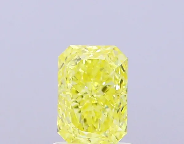 1.03ct RADIANT Fancy Intense Yellow VS1 Coloured Lab diamond