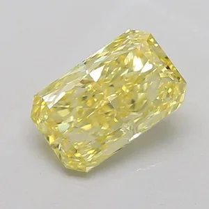 1.17ct RADIANT Fancy Intense Yellow VVS2 Coloured Lab diamond