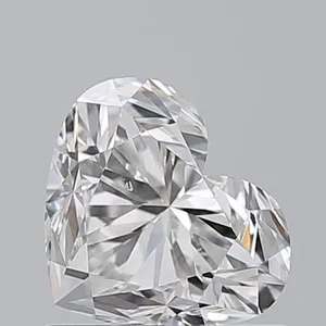 1.03ct HEART F SI1 Natural diamond