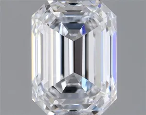 0.53ct EMERALD D VVS2 Natural diamond