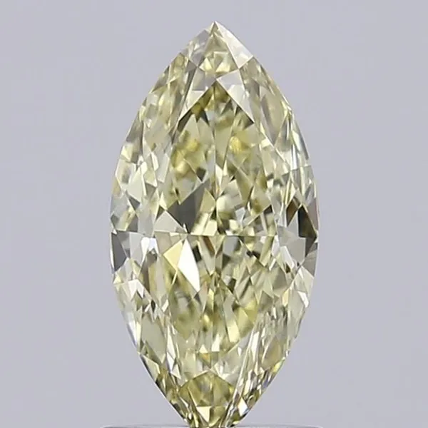 1.04ct MARQUISE Fancy Light Yellow VVS2 Coloured Lab diamond