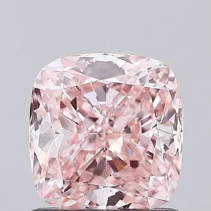 1.02ct CUSHION Fancy Intense Pink SI1 Coloured Lab diamond