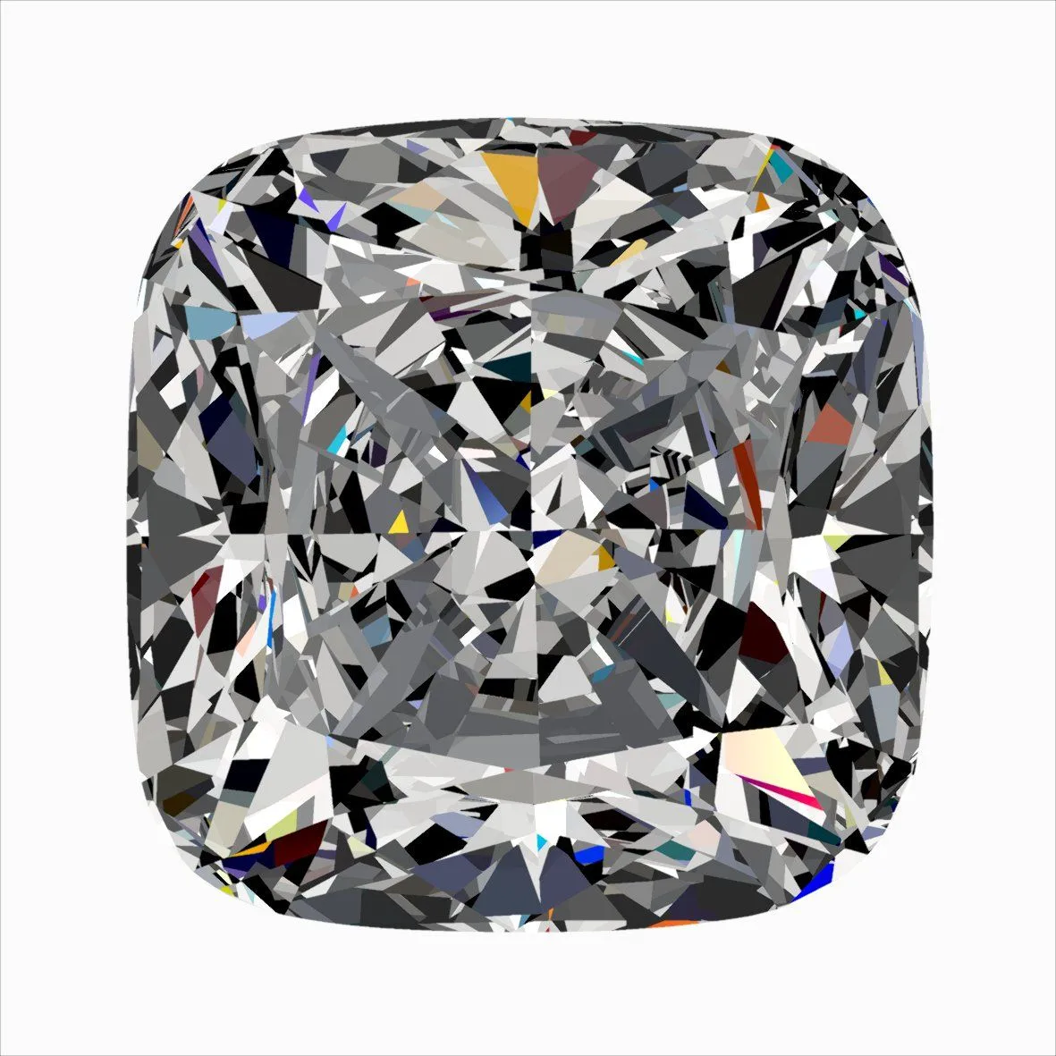 0.36ct CUSHION E VS2 Natural diamond