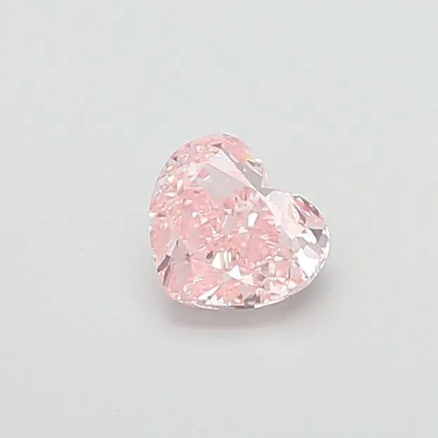 1.09ct HEART Fancy Intense Pink VVS2 Coloured Lab diamond