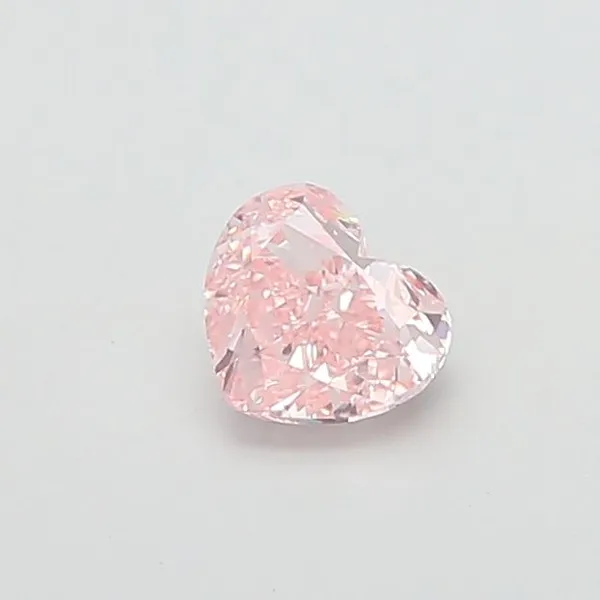 1.09ct HEART Fancy Intense Pink VVS2 Coloured Lab diamond