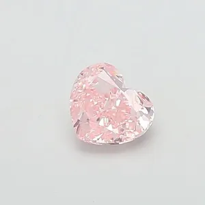 1.09ct HEART Fancy Intense Pink VVS2 Coloured Lab diamond