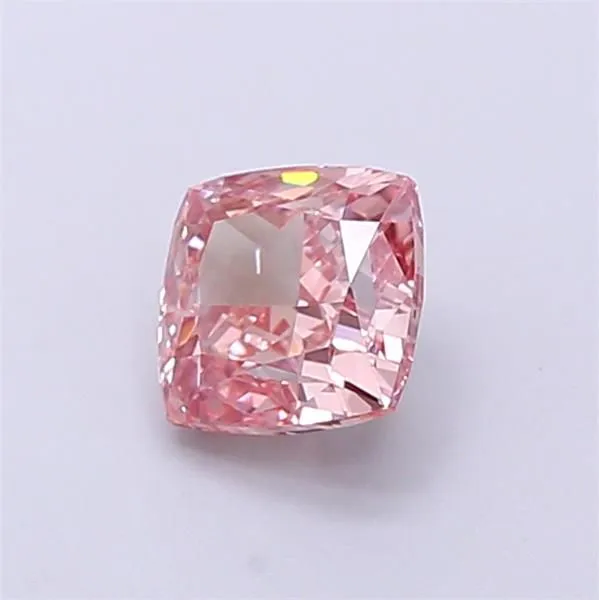 1.01ct CUSHION Fancy Intense Brownish Pink VVS2 Coloured Lab diamond
