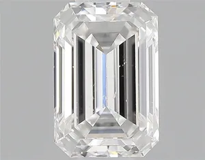0.4ct EMERALD F SI1 Natural diamond