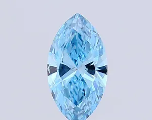 2.01ct MARQUISE Fancy Vivid Blue VS1 Coloured Lab diamond