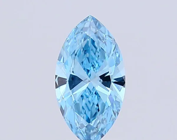 2.01ct MARQUISE Fancy Vivid Blue VS1 Coloured Lab diamond