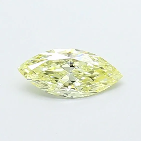 0.33ct MARQUISE Fancy Light Yellow VS1 Coloured Lab diamond